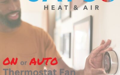 is on or auto best for your thermostat fan setting?